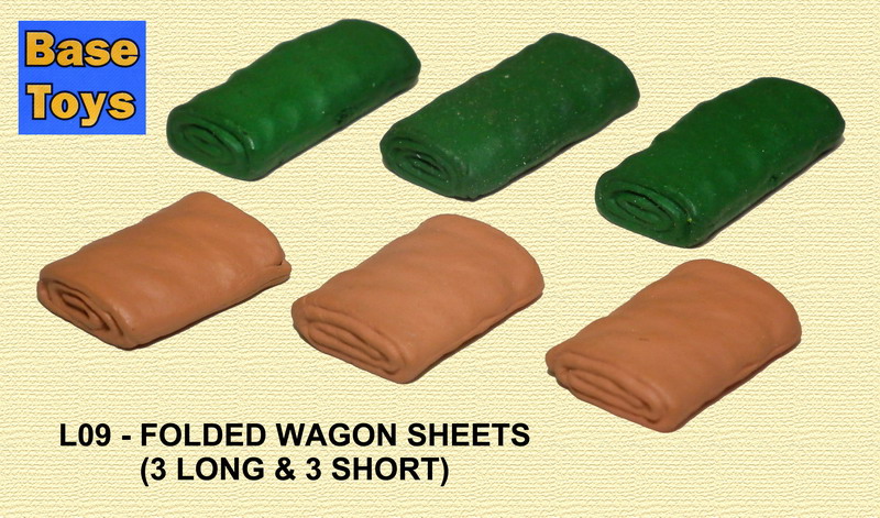 Base Toys x 6 Folded Wagon Sheets L09