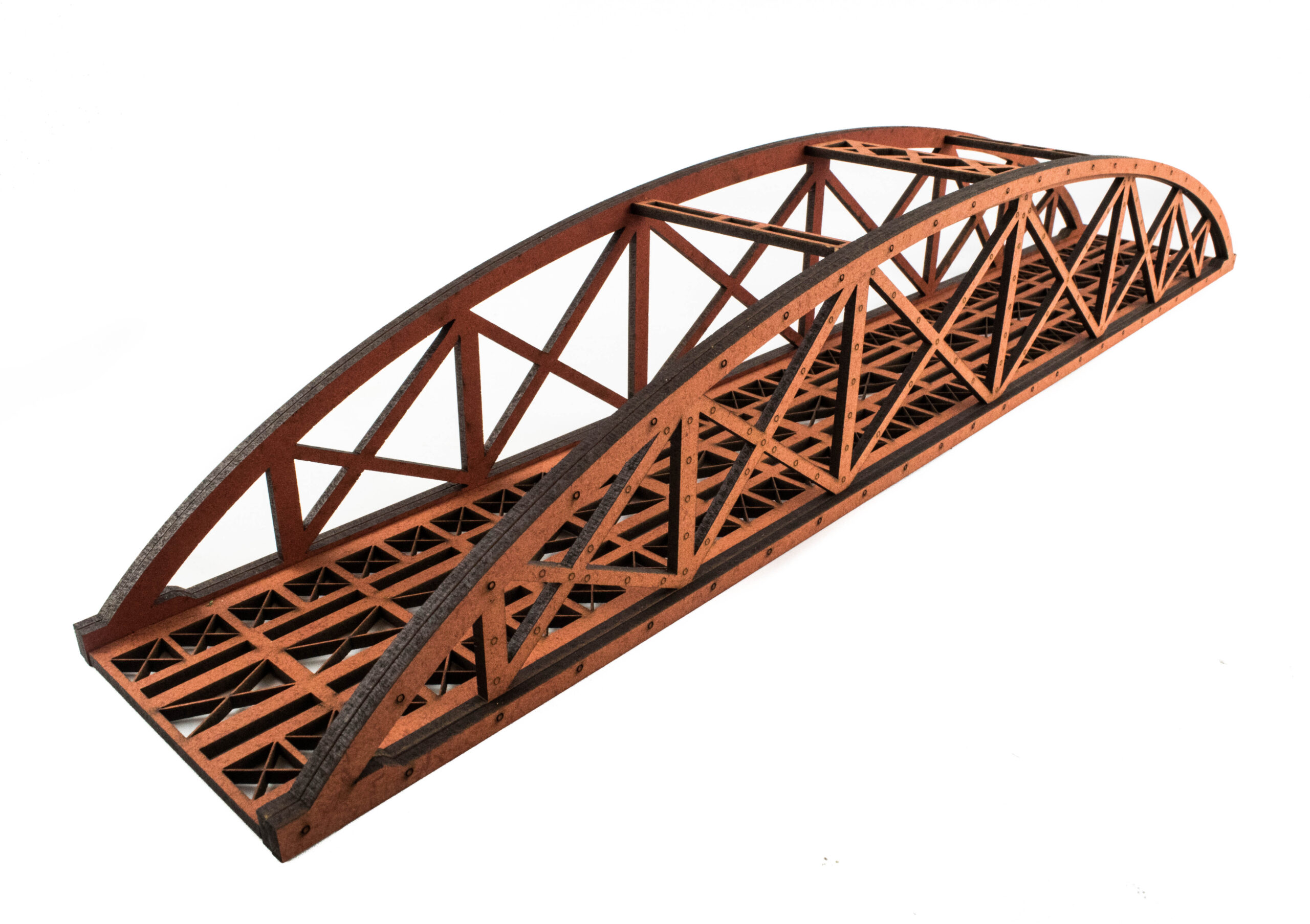 WW Scenics Single Track Bowstring Red Bridge 400 mm S026